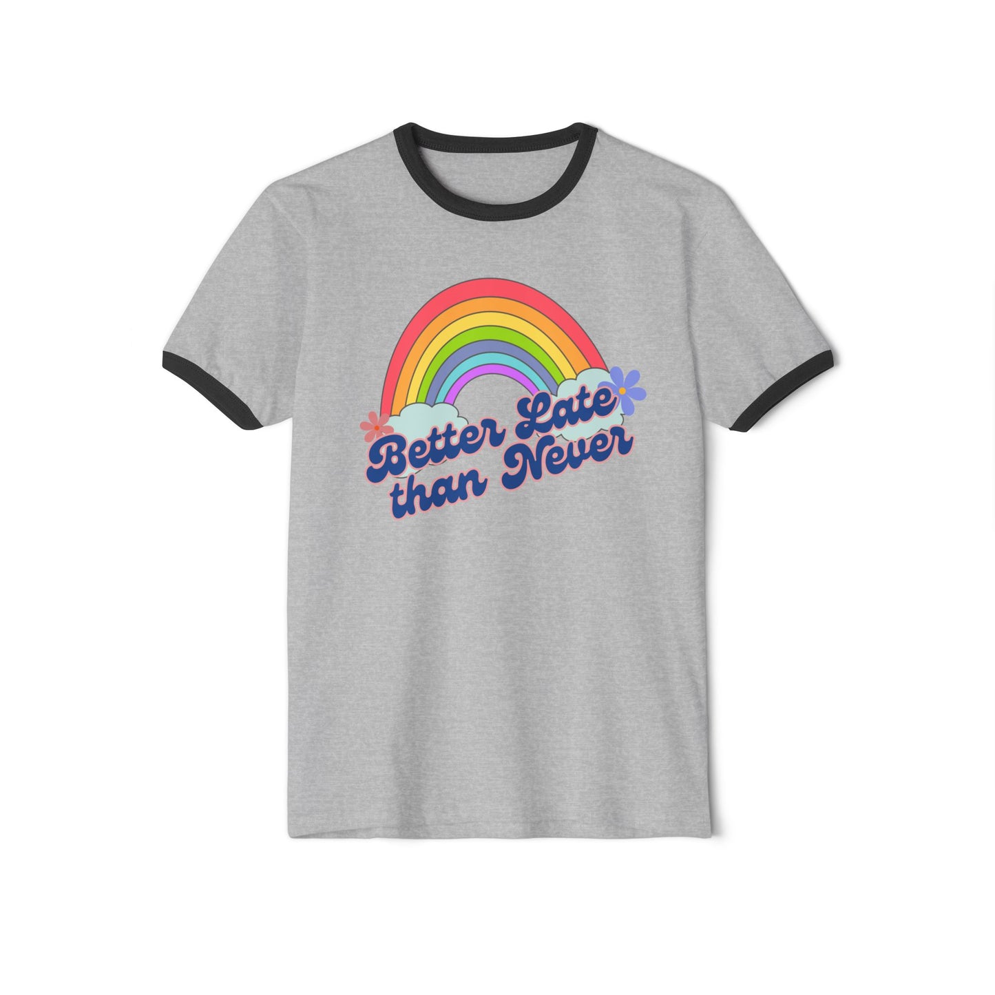 Better Late Than Never Ringer Tee
