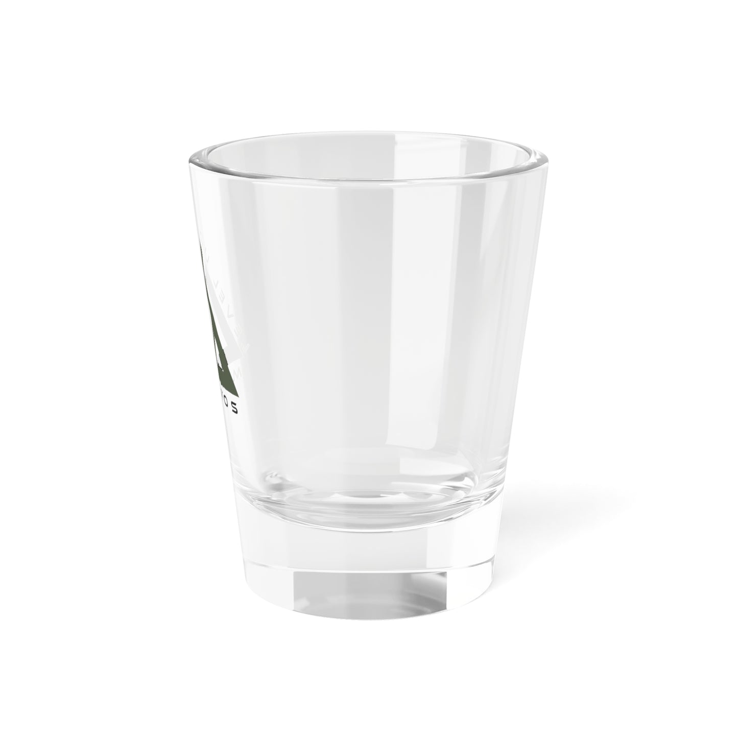 Level Up Macros Logo Shot Glass — 1.5 oz Branded Shooter