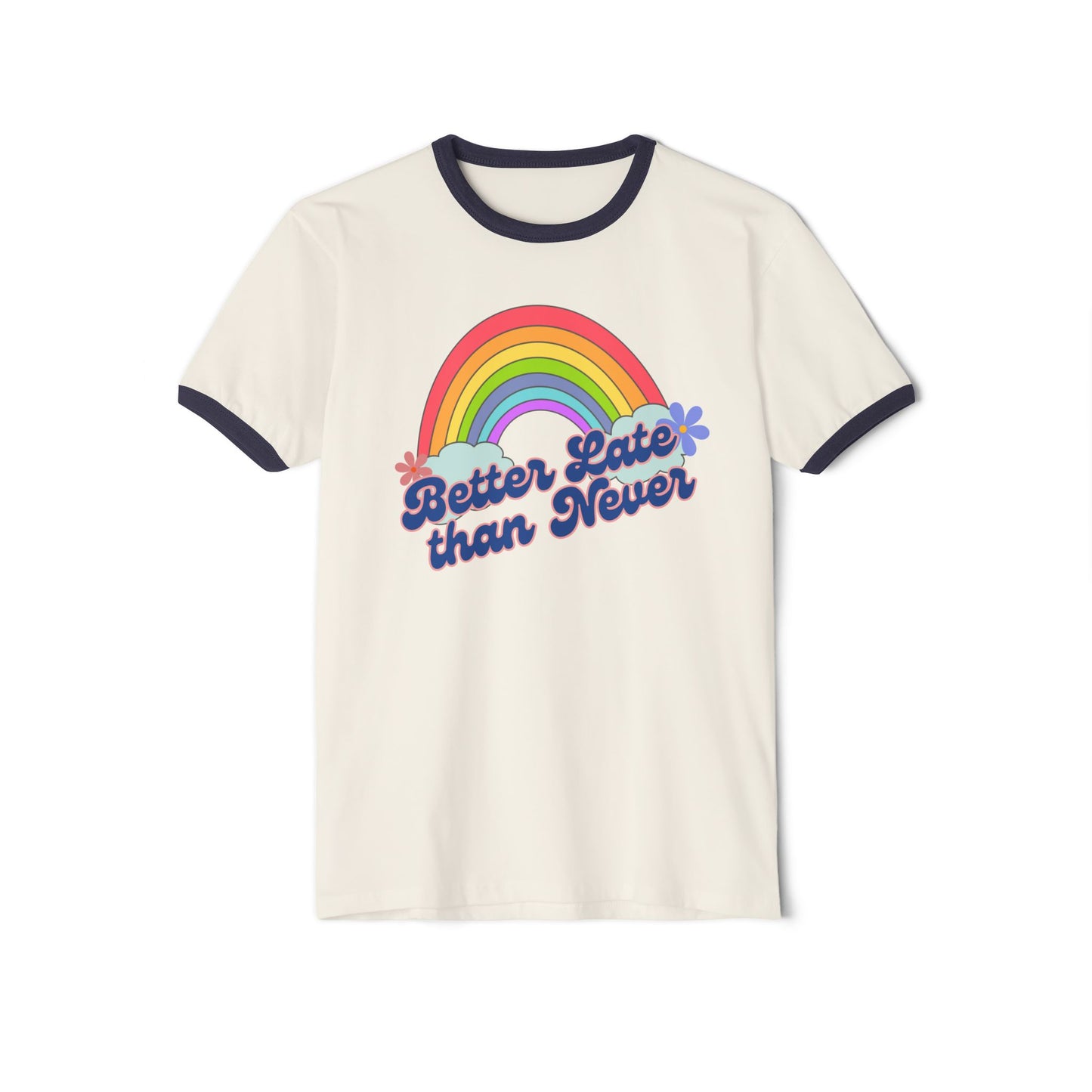 Better Late Than Never Ringer Tee